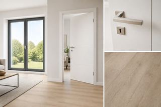 Helles modernes Haus – KI-generiertes Bild