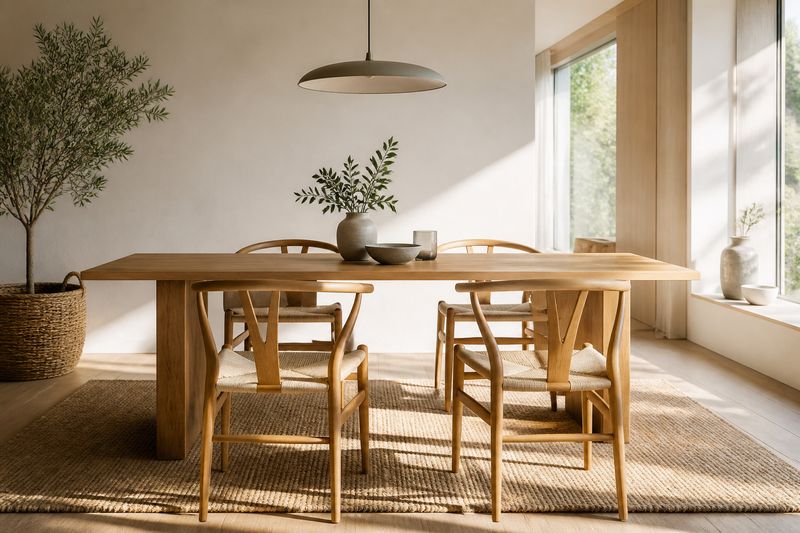 Helles modernes Esszimmer mit Esstisch